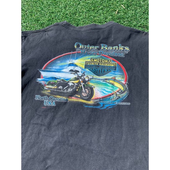 Vintage Harley-Davidson Wolf T-shirt size XL Bike made in USA 2000 - Picture 8 of 8